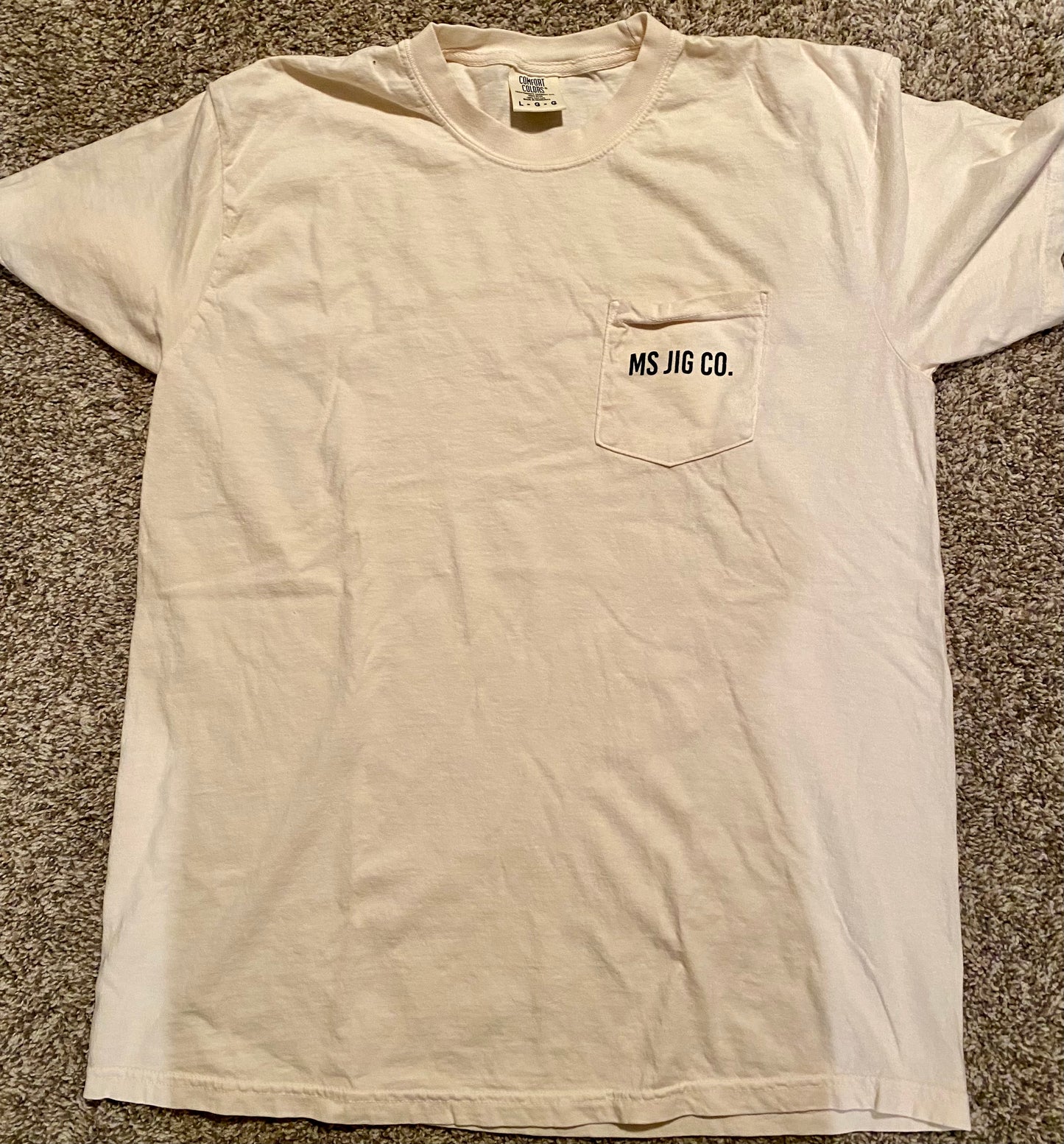 MS Jig Company tshirt, ivory