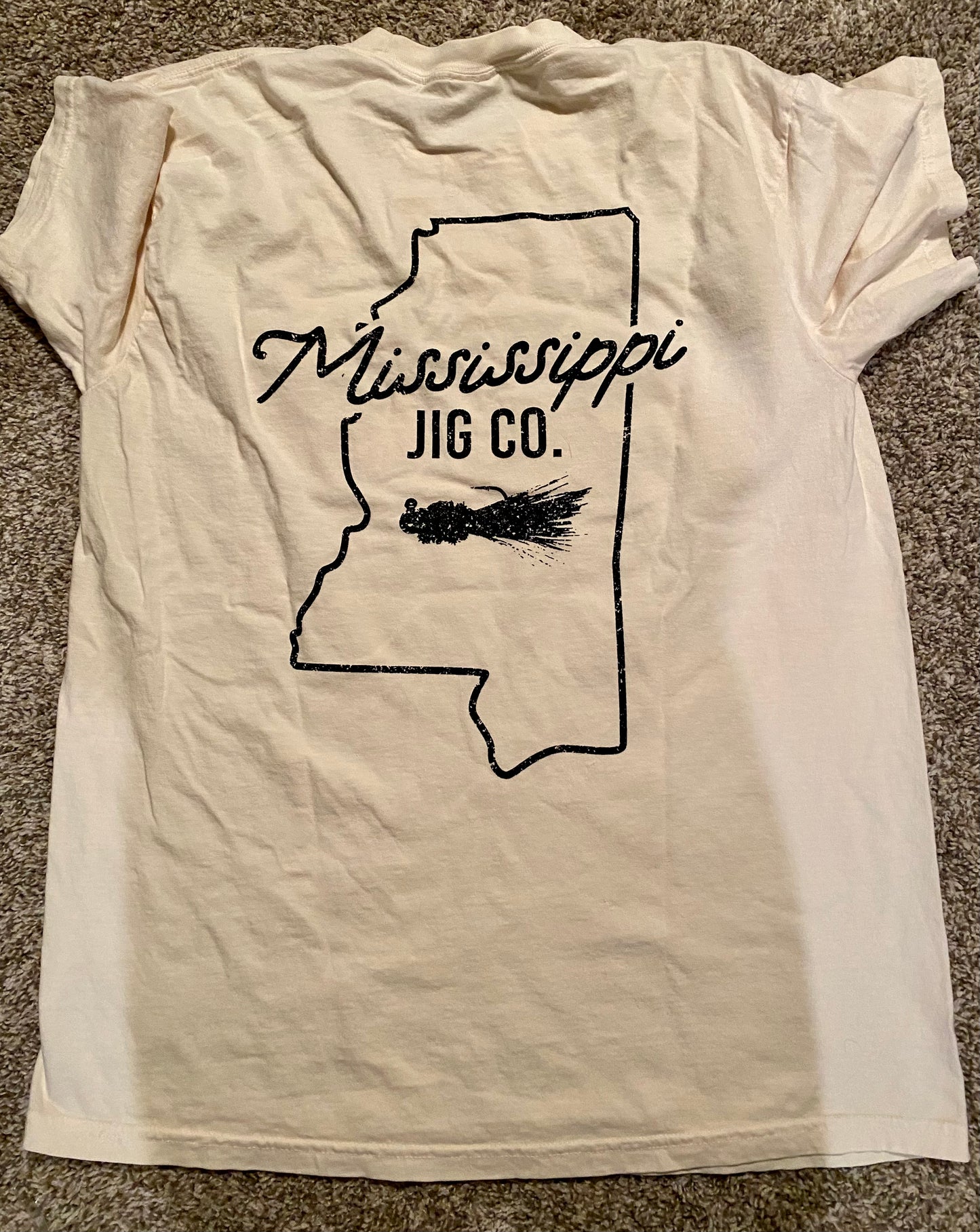 MS Jig Company tshirt, ivory